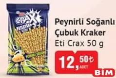 ETİ CRAX PEYNİRLİ SOĞANLI ÇUBUK KRAKER 50 G